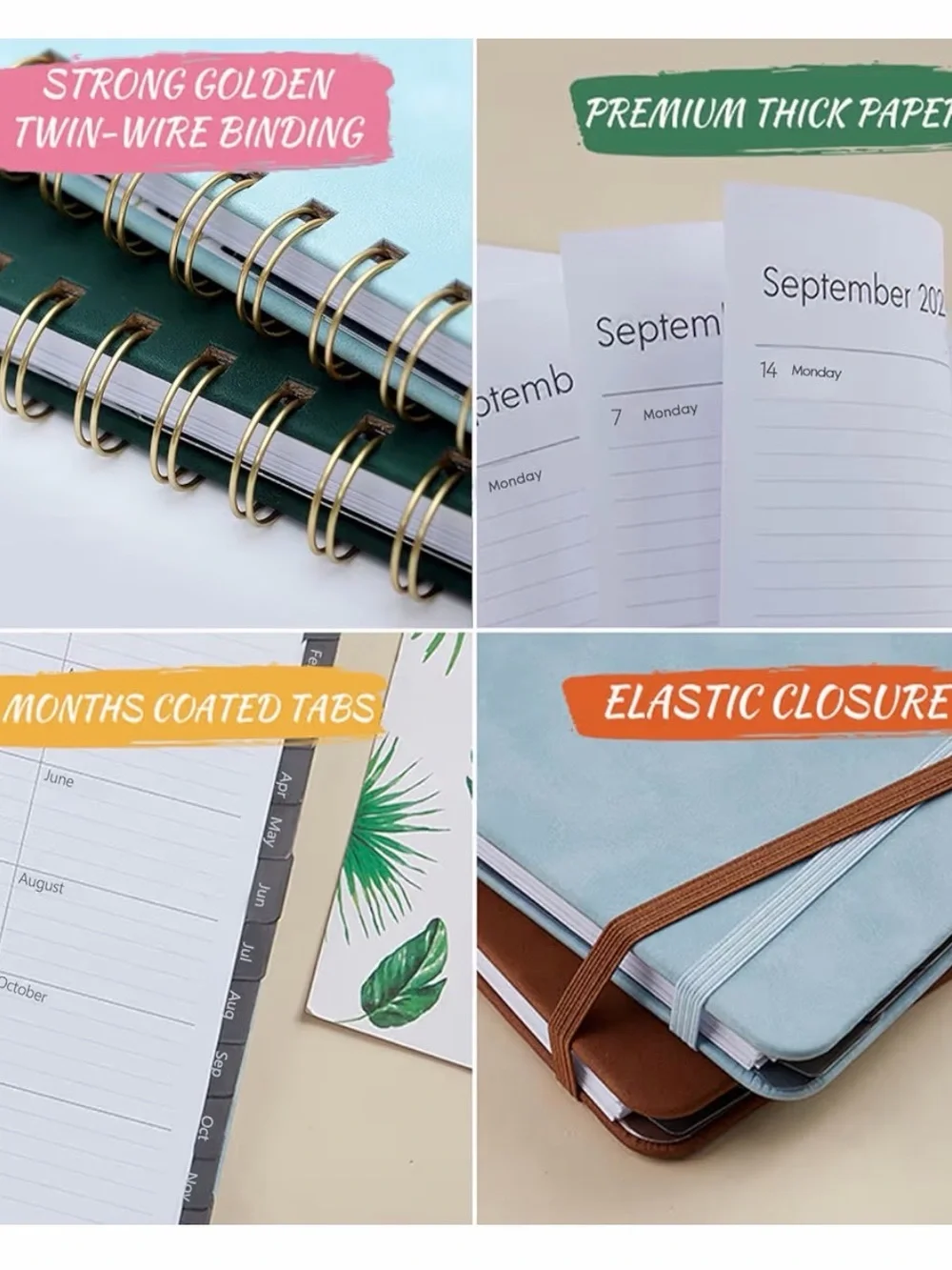 2026 Weekly&Monthly Planner A4